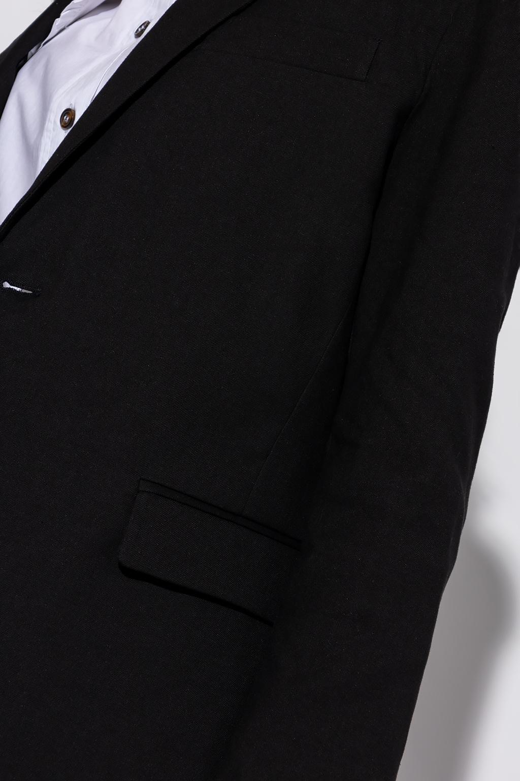 Black Blazer with notch lapels Red Valentino